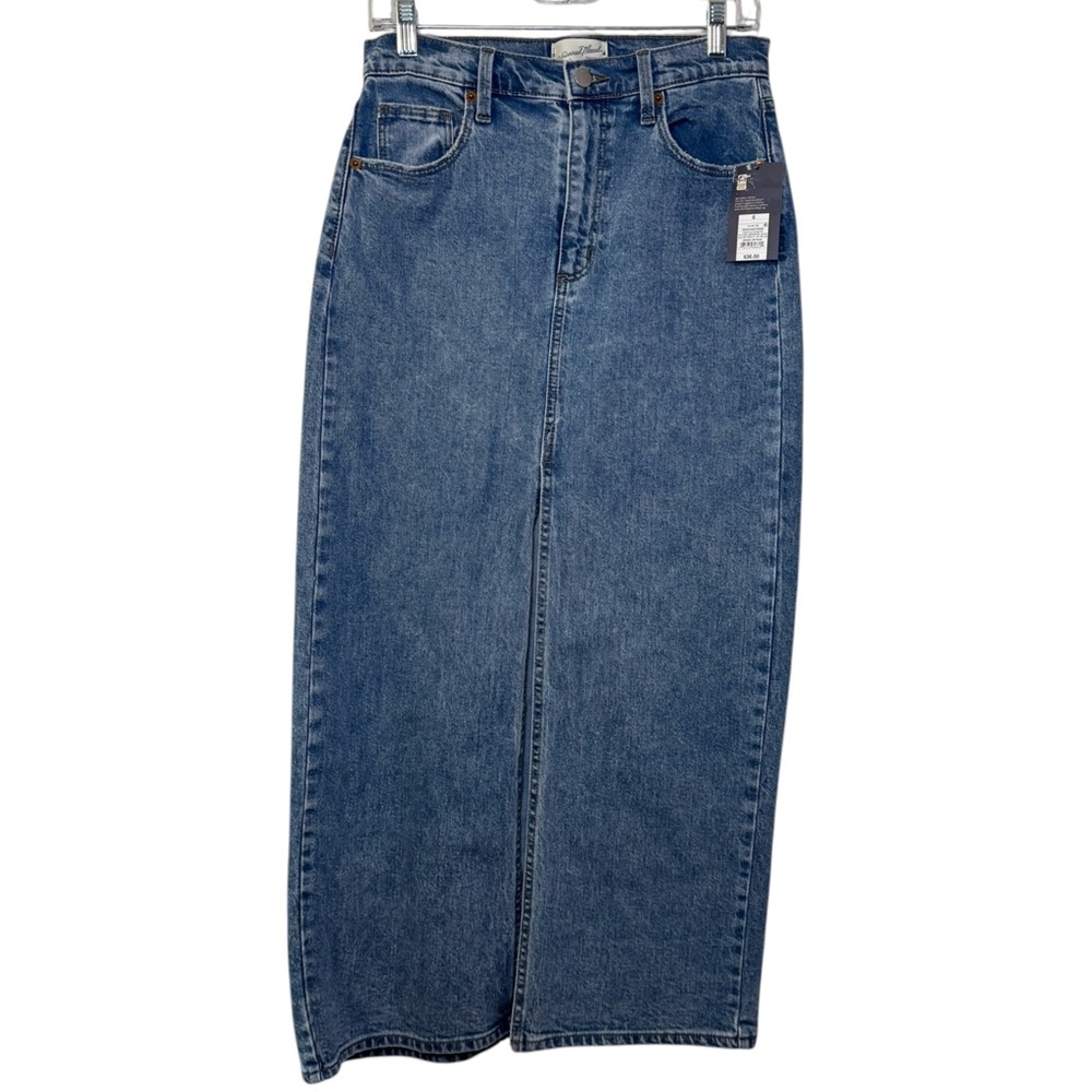 Universal Thread Blue Maxi Pencil Skirt